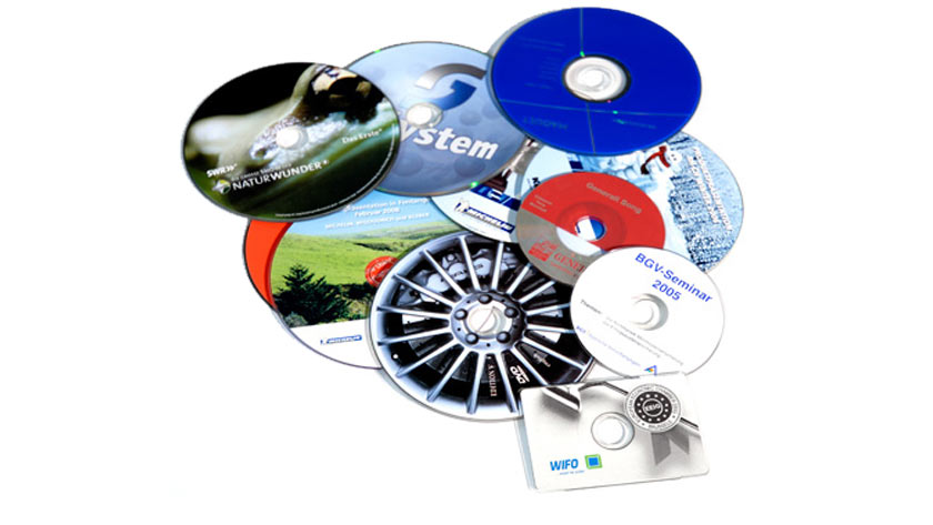 CD- und DVD-Vervielfältigung.